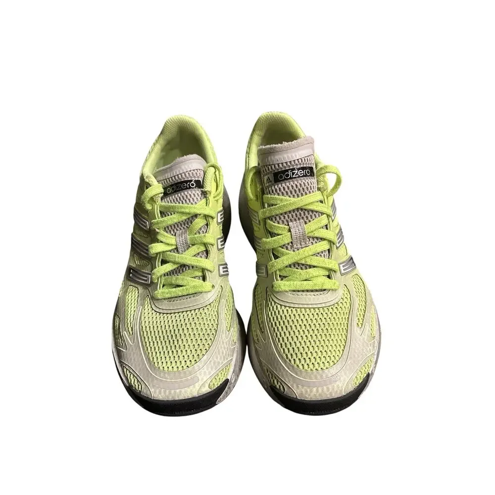 Adidas adizero aruku green athletic shoes men’s 6.5, thick curved rocker sole